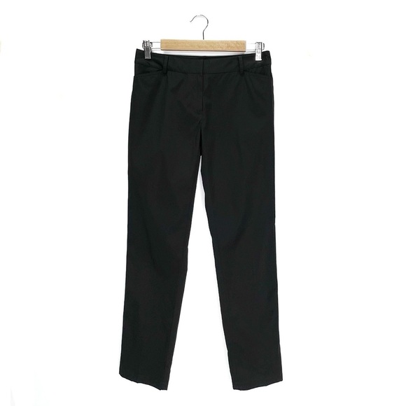 Brooks Brothers Black Cotton Women’s Pants Size 0 Lightweight Stretch New NWT - Picture 1 of 9